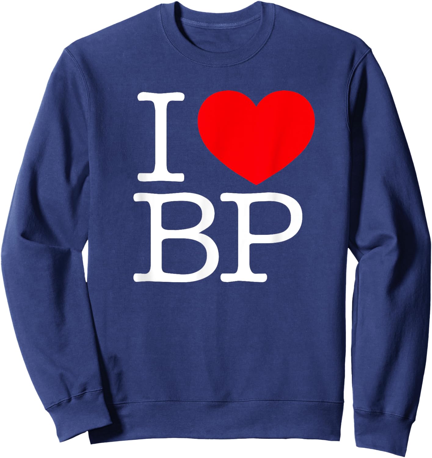 I Love (Heart) BP Sweatshirt - Sweatshirt | Navy