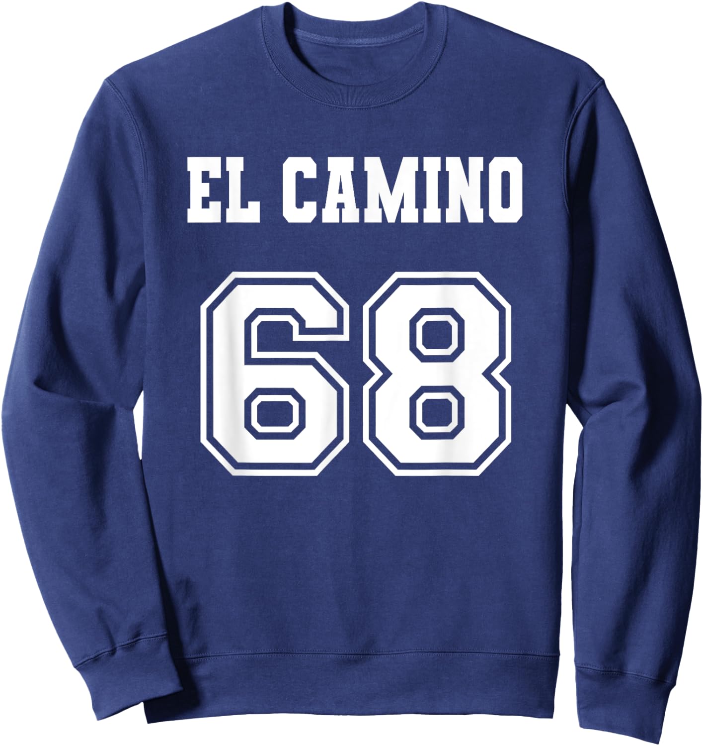 Jersey Style El Camino 68 1968 Sweatshirt - Sweatshirt | Navy