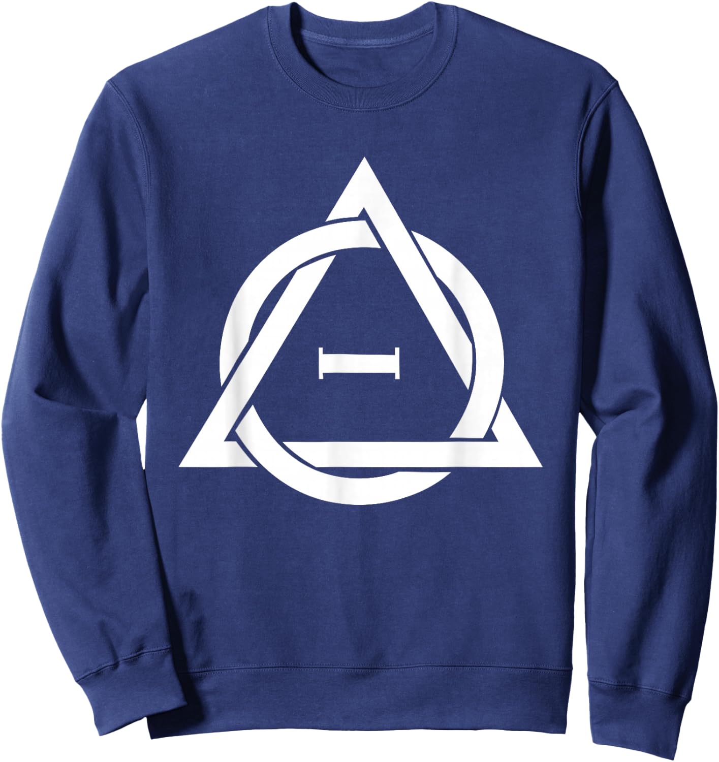 Therian Symbol Quadrobics Sport Sign White Sweatshirt - Sweatshirt | Navy