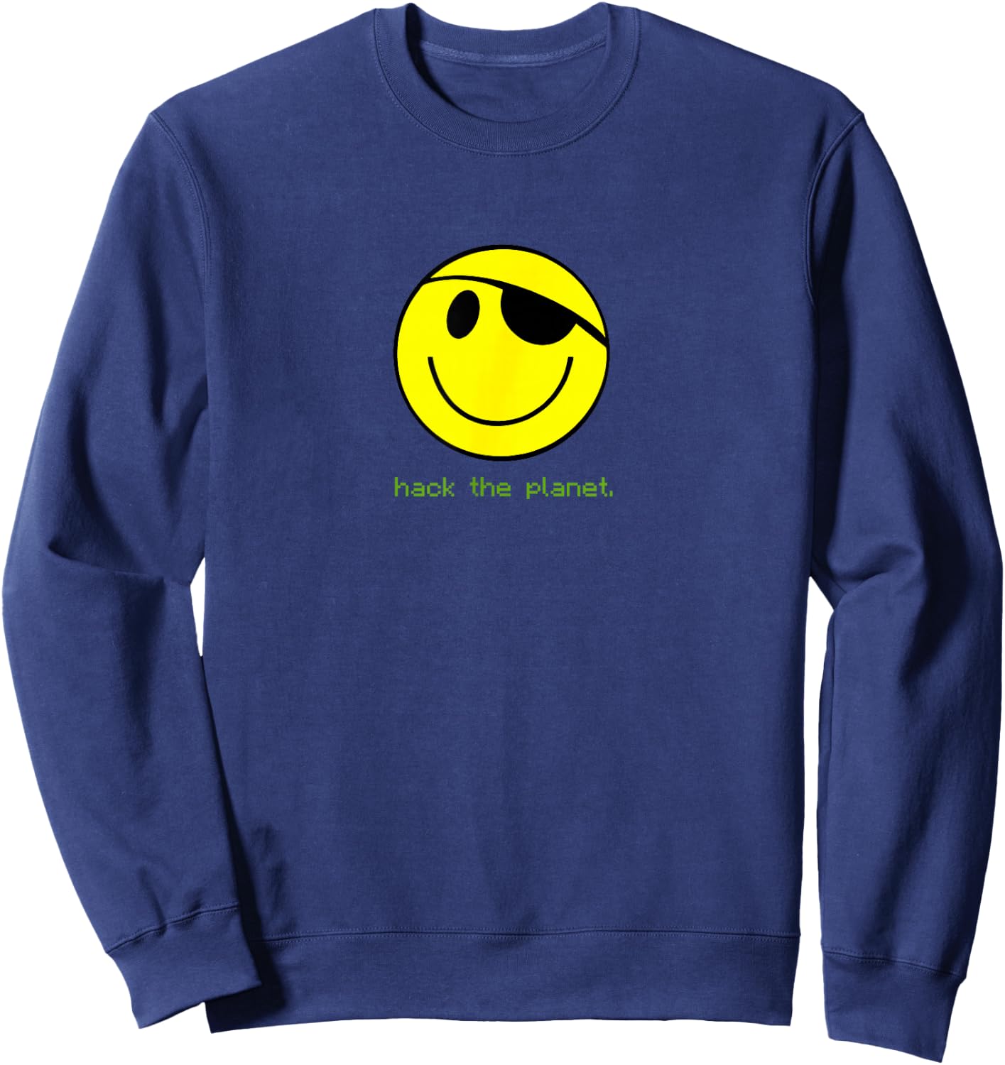 Hack The Planet Sweatshirt - Sweatshirt | Navy