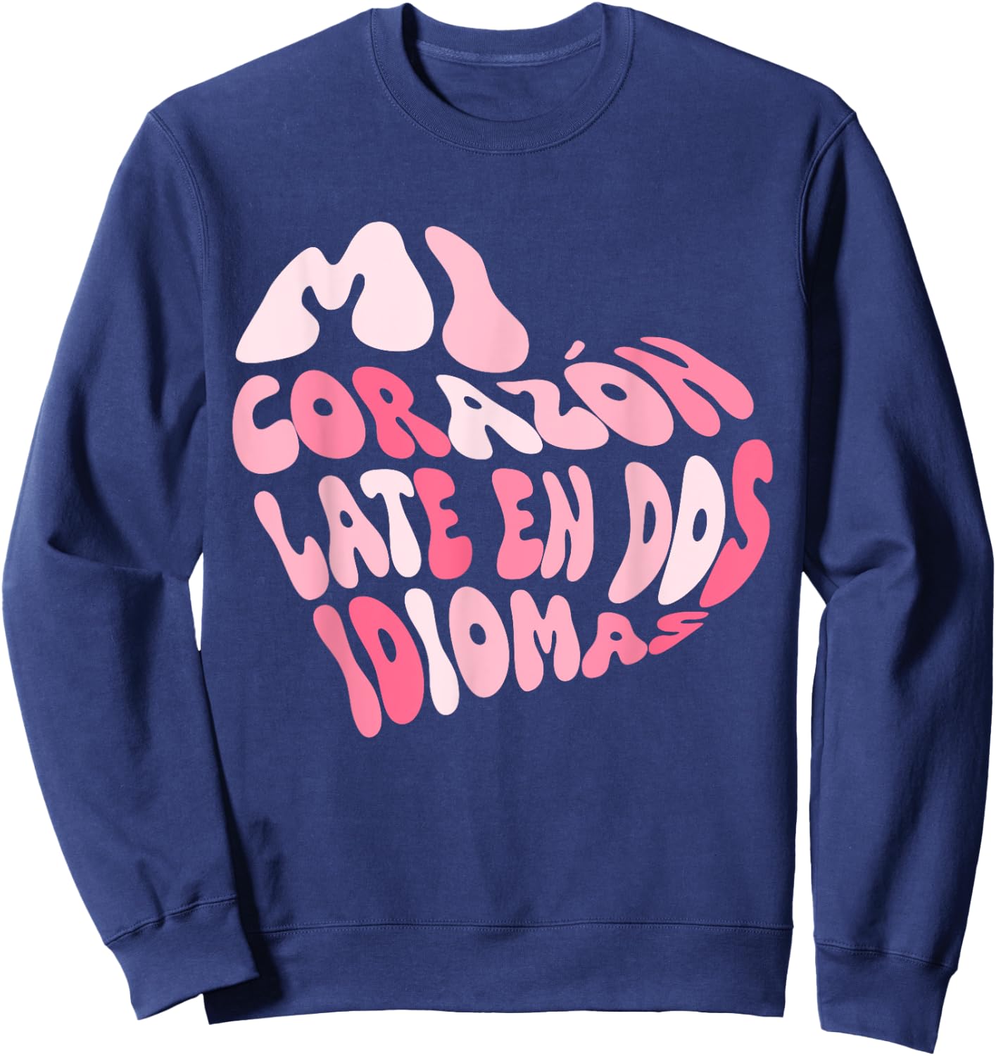 Espanol Hispanic Teacher Maestra Spanish Teacher Women Girls Kids Sweatshirt - Sweatshirt | Navy