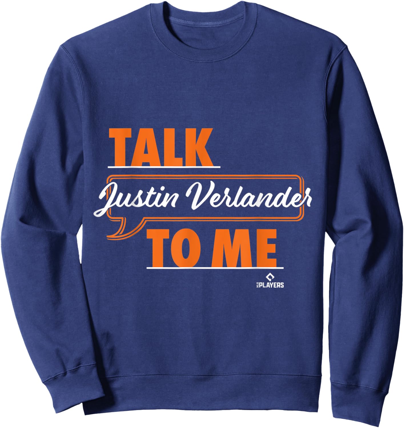 Talk To Me Justin Verlander Sweatshirt - Sweatshirt | Navy