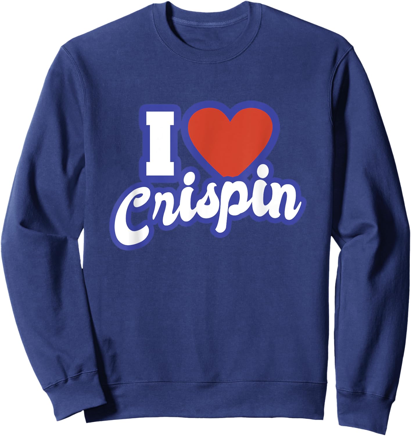I Love Crispin Sweatshirt - Sweatshirt | Navy