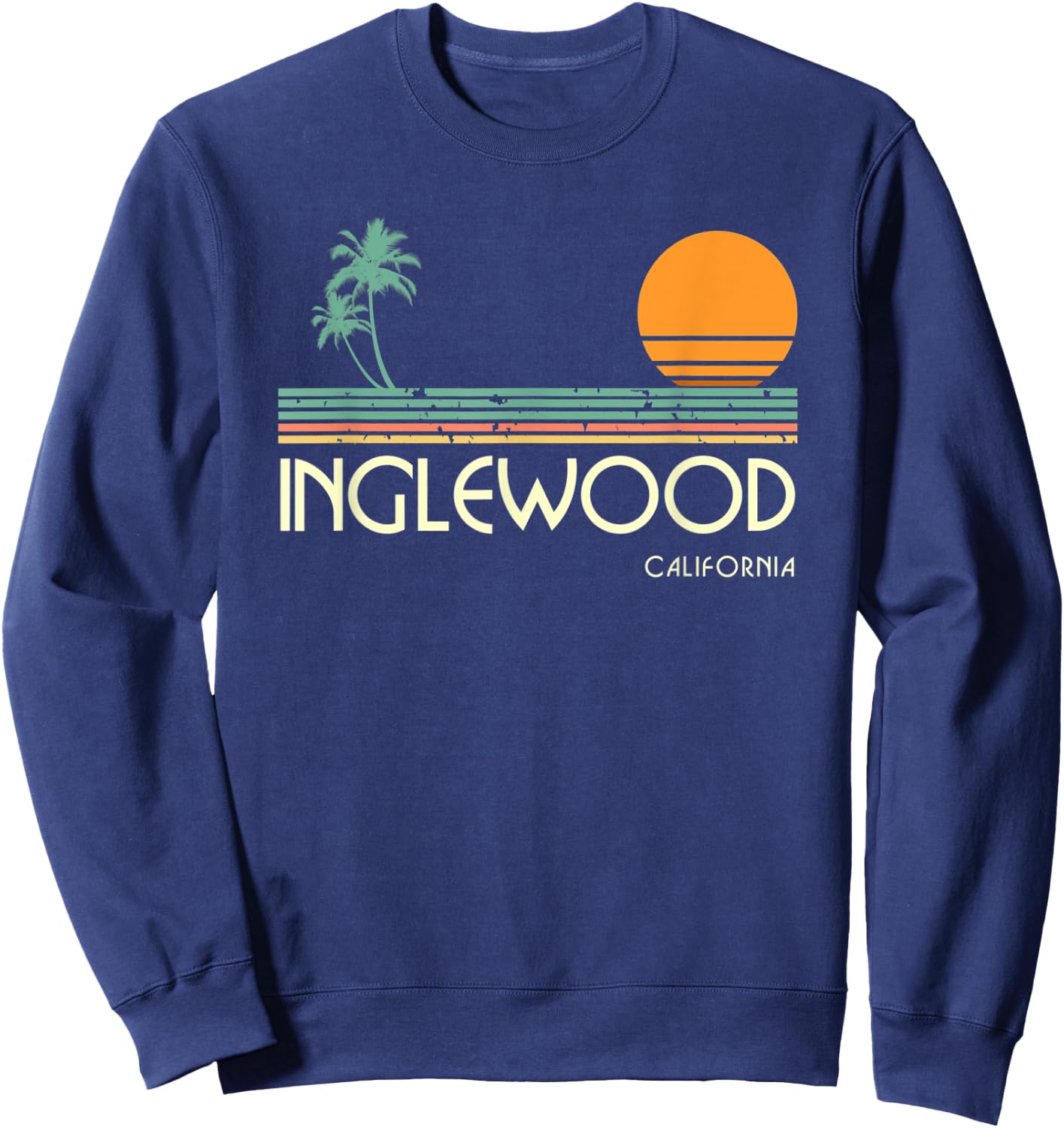 Inglewood California Sweatshirt - Sweatshirt | Navy