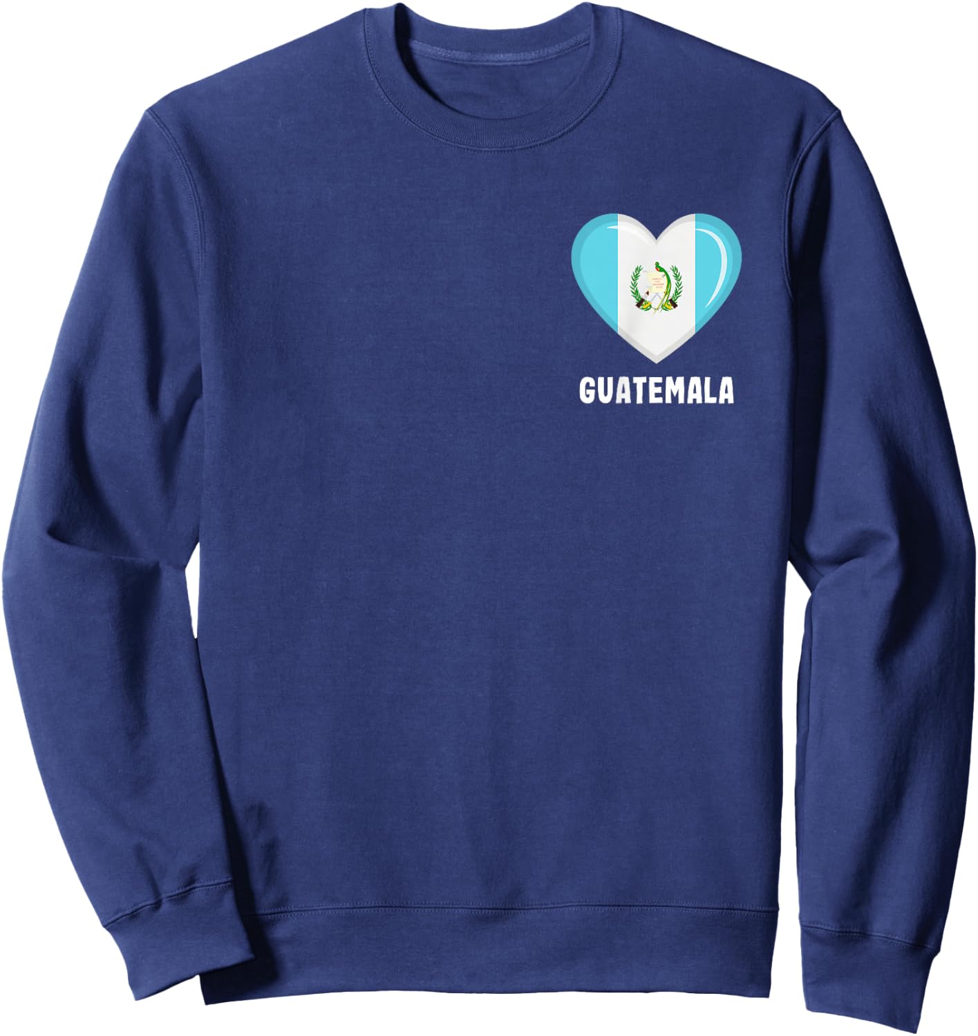 Guatemala Flag Shirt | Guatemalan Sweatshirt - Sweatshirt | Navy