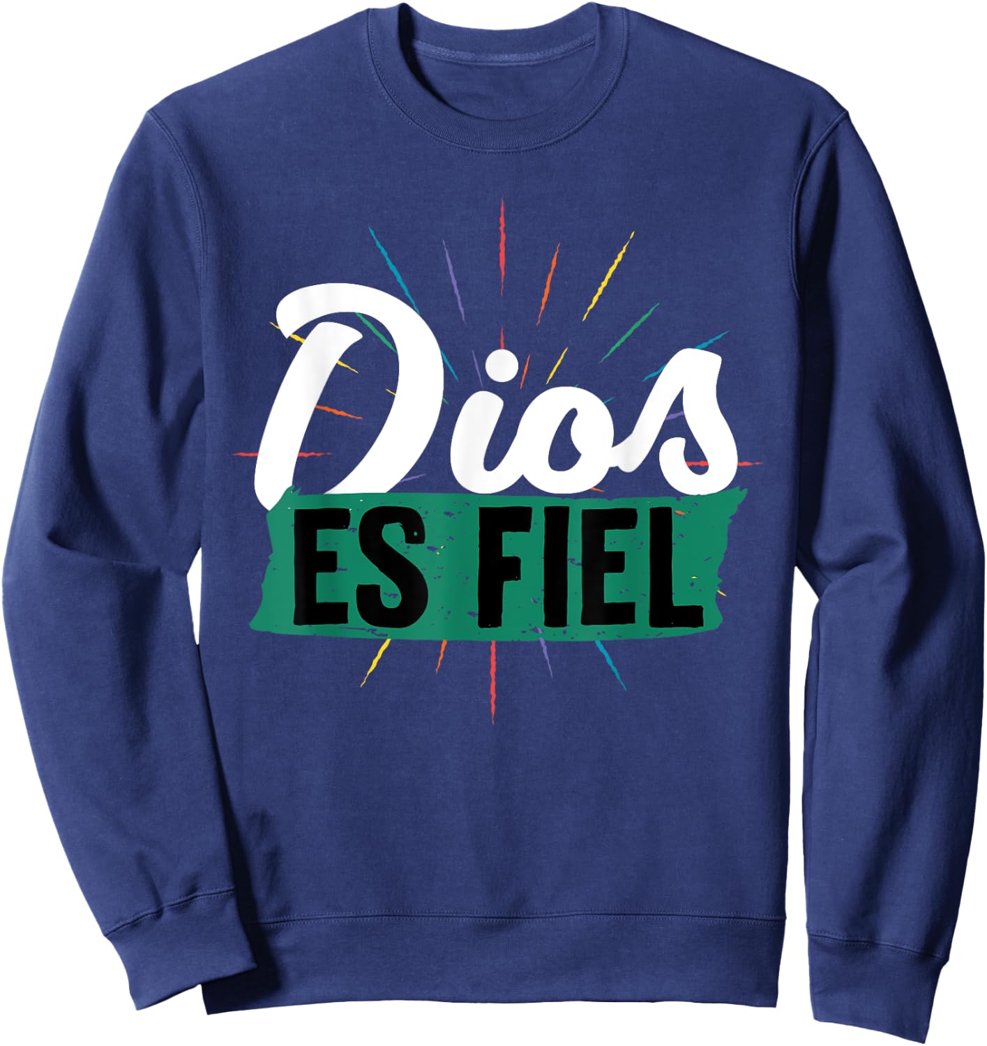 Christian Quote Spanish Regalo Cristiano En Espanol Sweatshirt - Sweatshirt | Navy