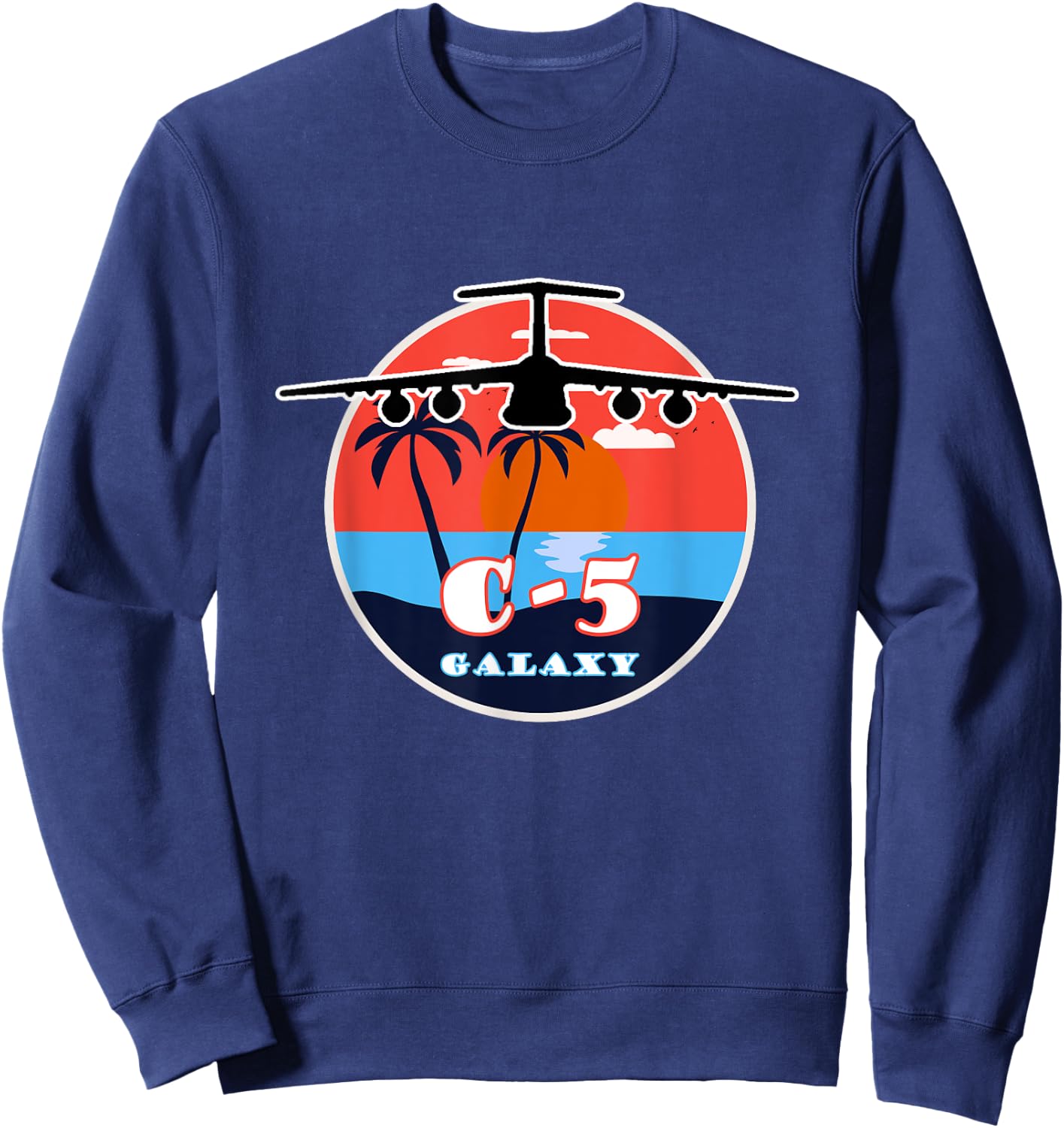 C-5 Galaxy Vintage Sunset Sweatshirt - Sweatshirt | Navy