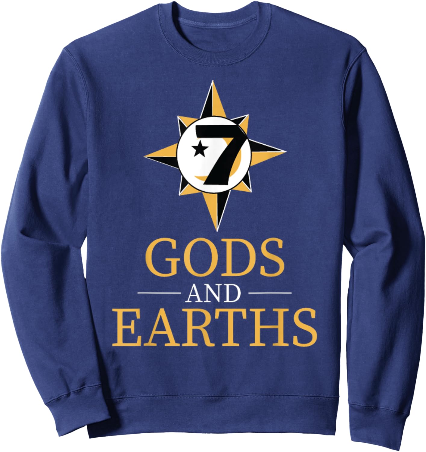 Gods and Earths Five Percent Nation Five Percenter Sweatshirt - Sweatshirt | Navy