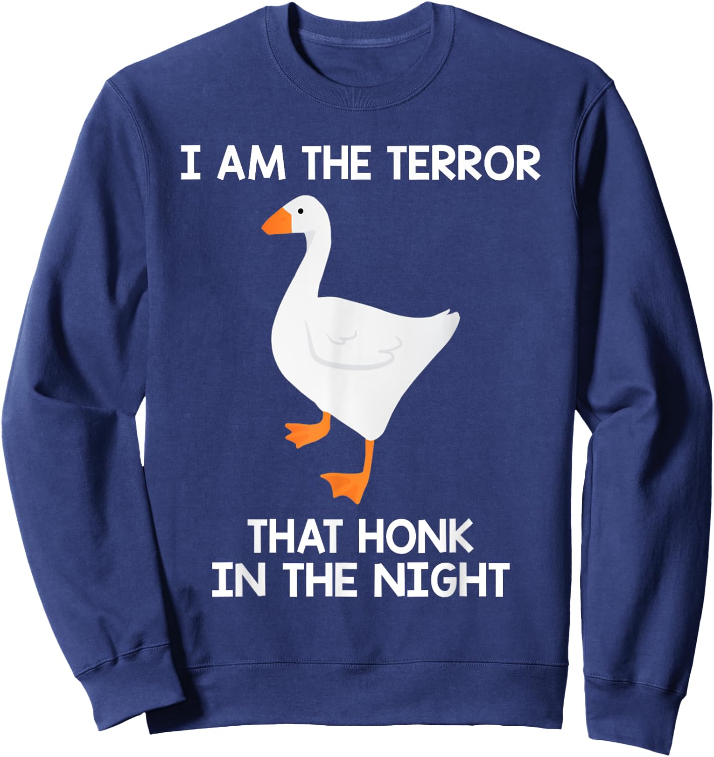 Vintage Goose Games Honk Videogame Untitled Outfits Classics Sweatshirt - Sweatshirt | Navy
