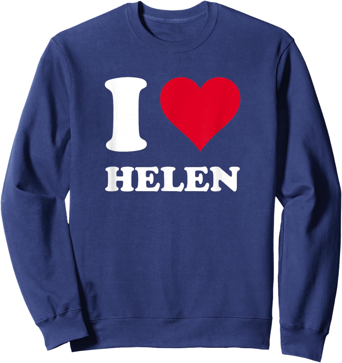 Red Heart I Love Helen Sweatshirt - Sweatshirt | Navy