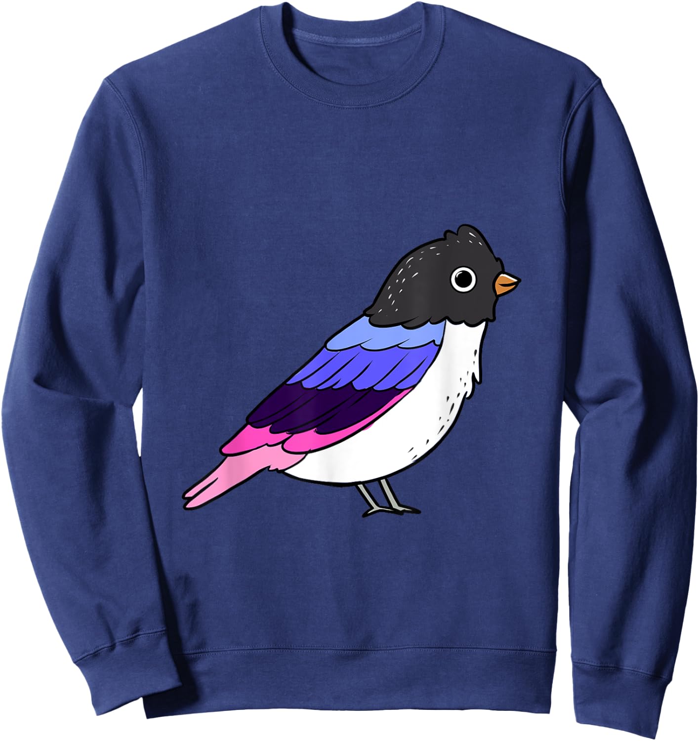Omnisexual Bird Omnisexual Pride Sweatshirt - Sweatshirt | Navy