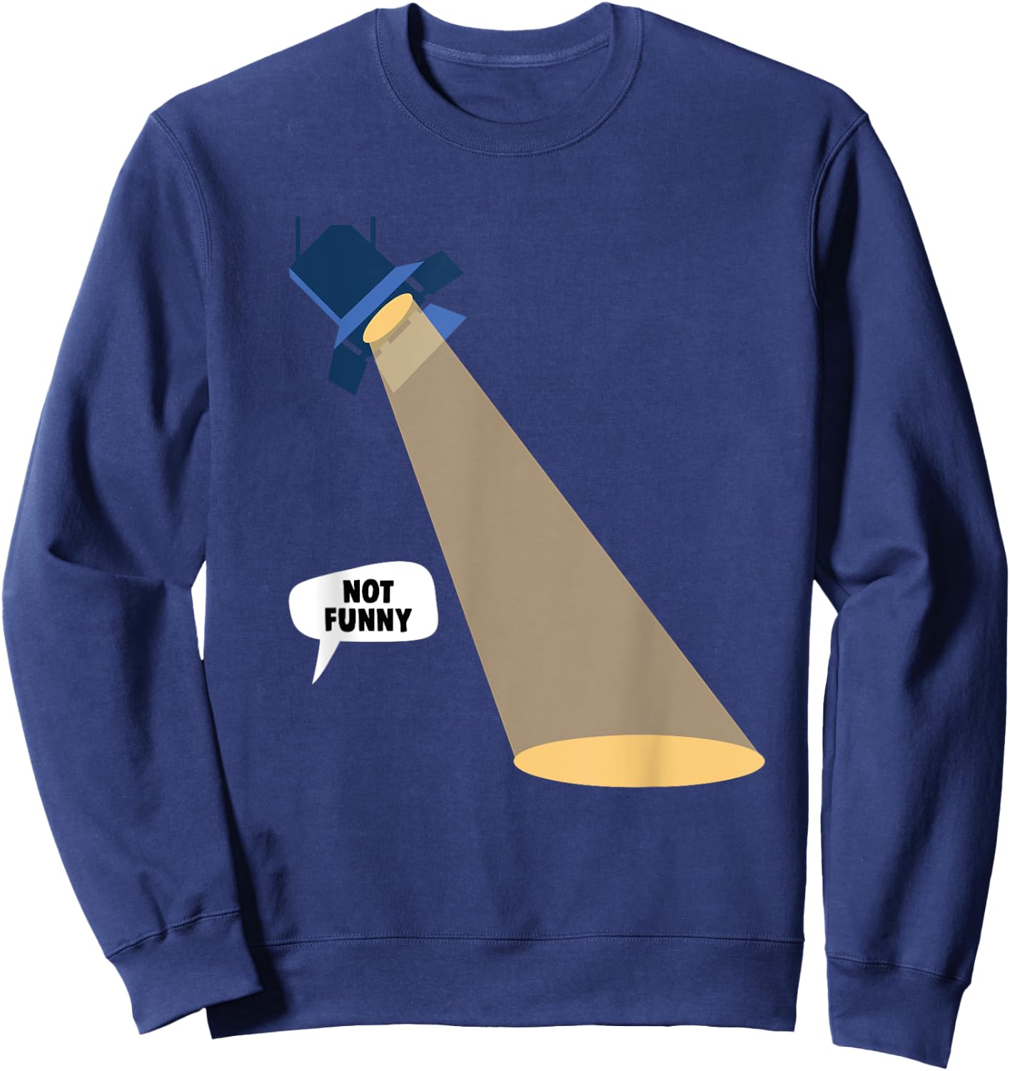 Funny Headlight Light Technician Light Gift Sweatshirt - Sweatshirt | Navy