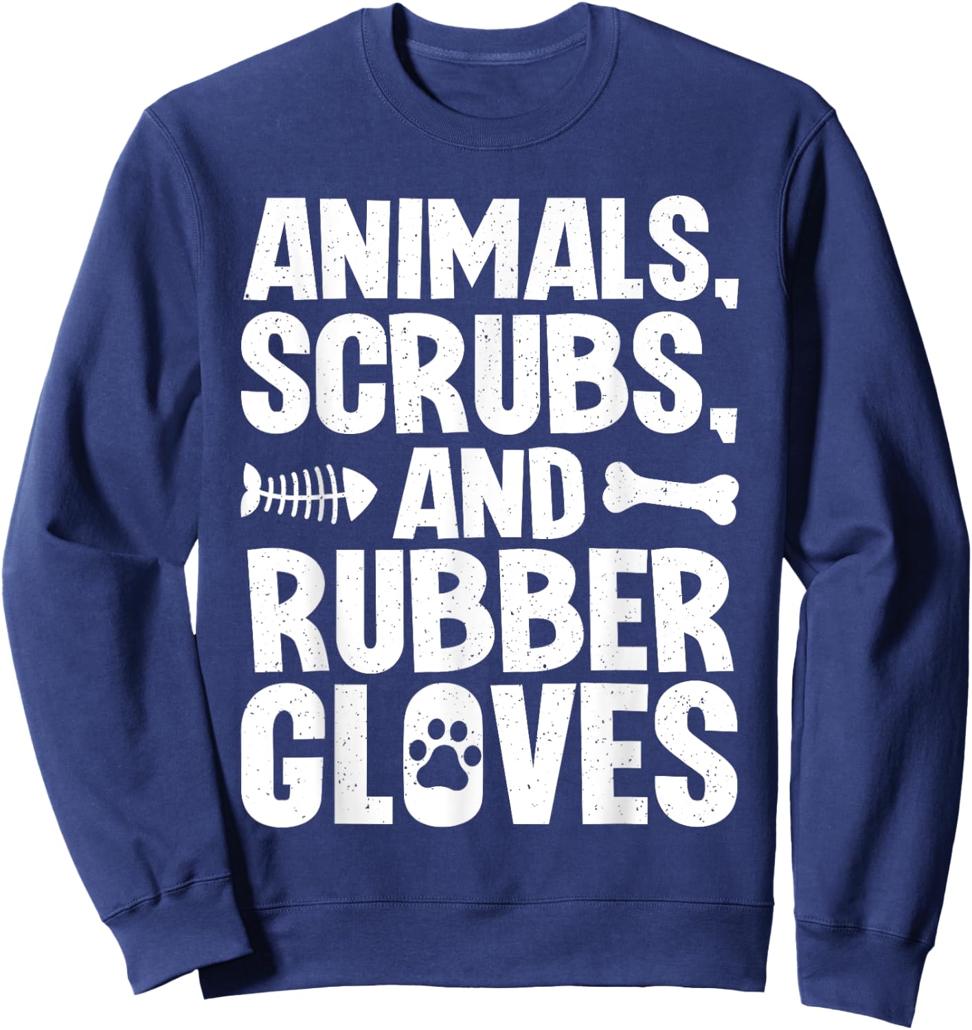 Cool Veterinary Medicine Art For Veterinarian Assistant Vet Sweatshirt - Sweatshirt | Navy