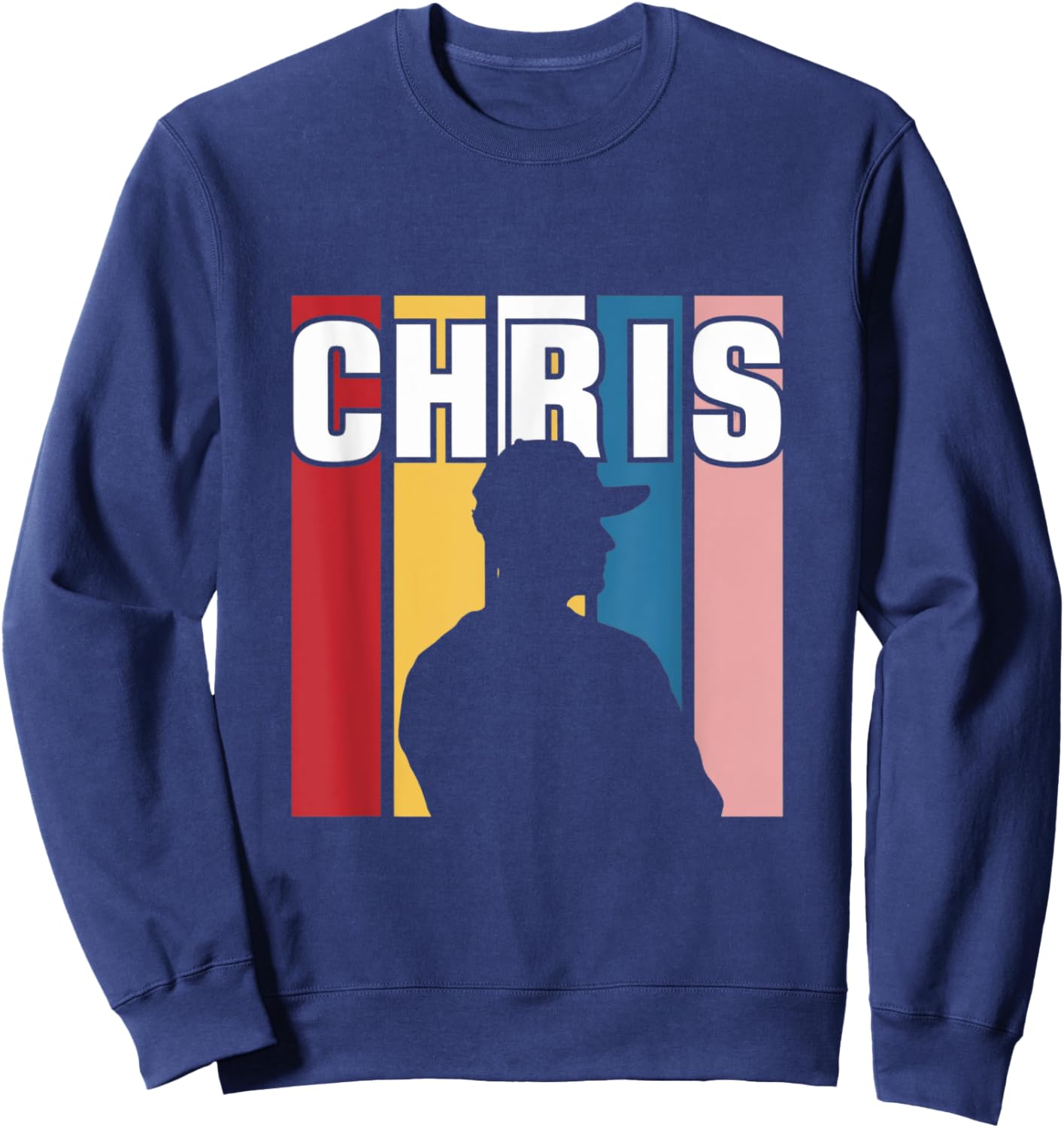 Chris 2024 Chris 11 11 Personalized First Name Sweatshirt - Sweatshirt | Navy