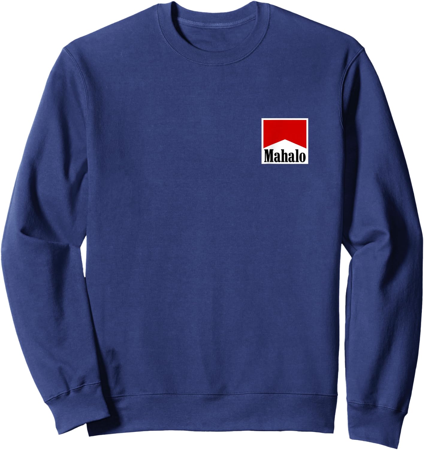 Mahalo box logo Sweatshirt - Sweatshirt | Navy