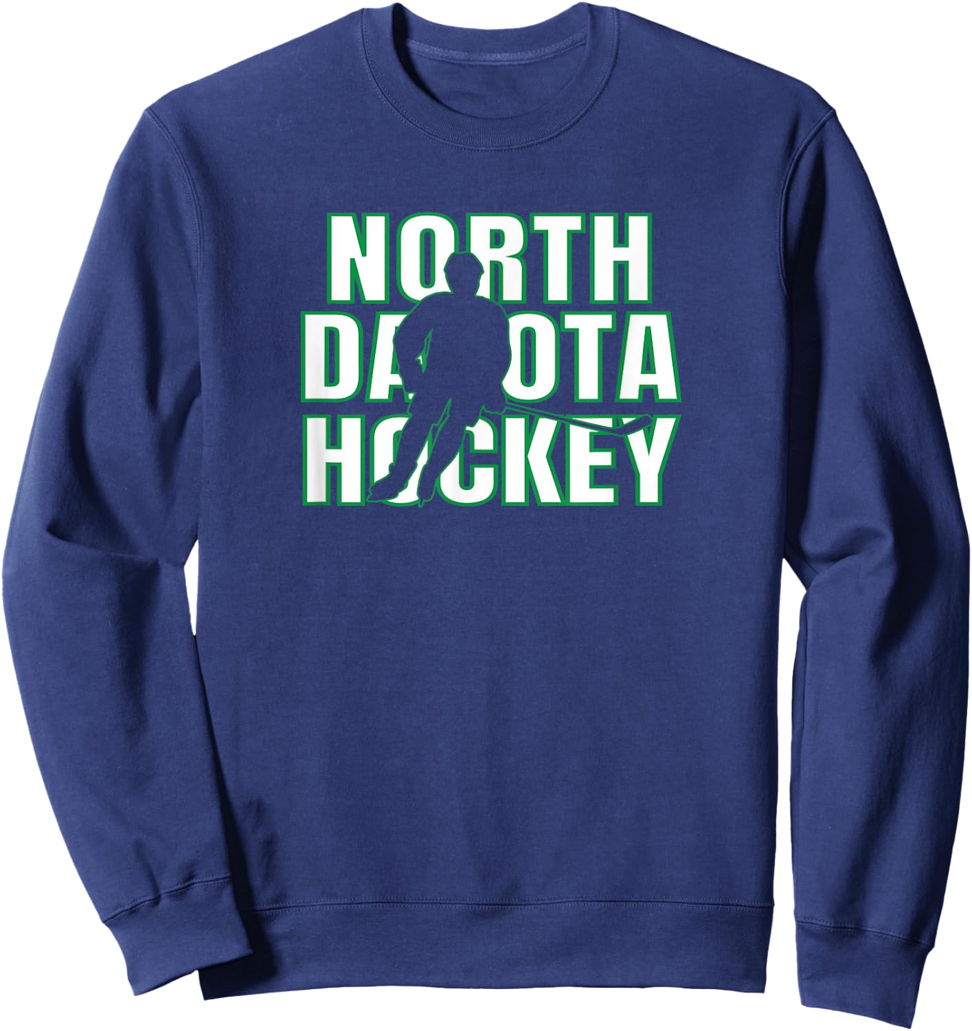 Team North Dakota Ice Hockey Player Forward Coach State Gift Sweatshirt - Sweatshirt | Navy