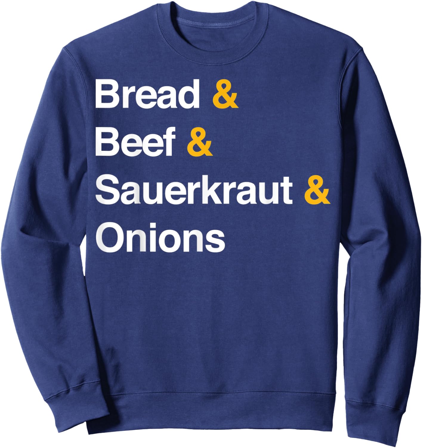 Ingredient List Nebraska Sandwich Runza Sweatshirt - Sweatshirt | Navy