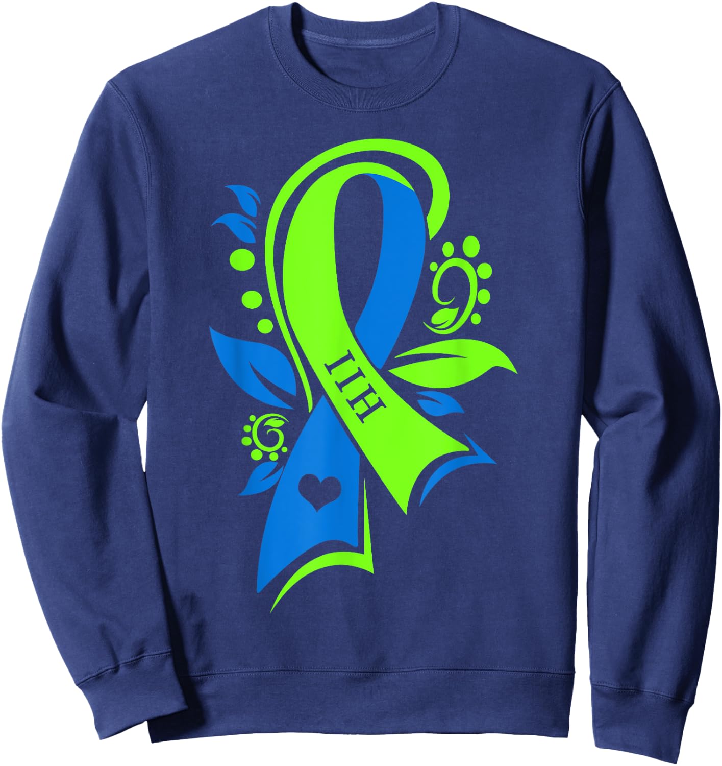 IIH Pseudotumor Cerebri Idiopathic Intracranial Hypertension Sweatshirt - Sweatshirt | Navy