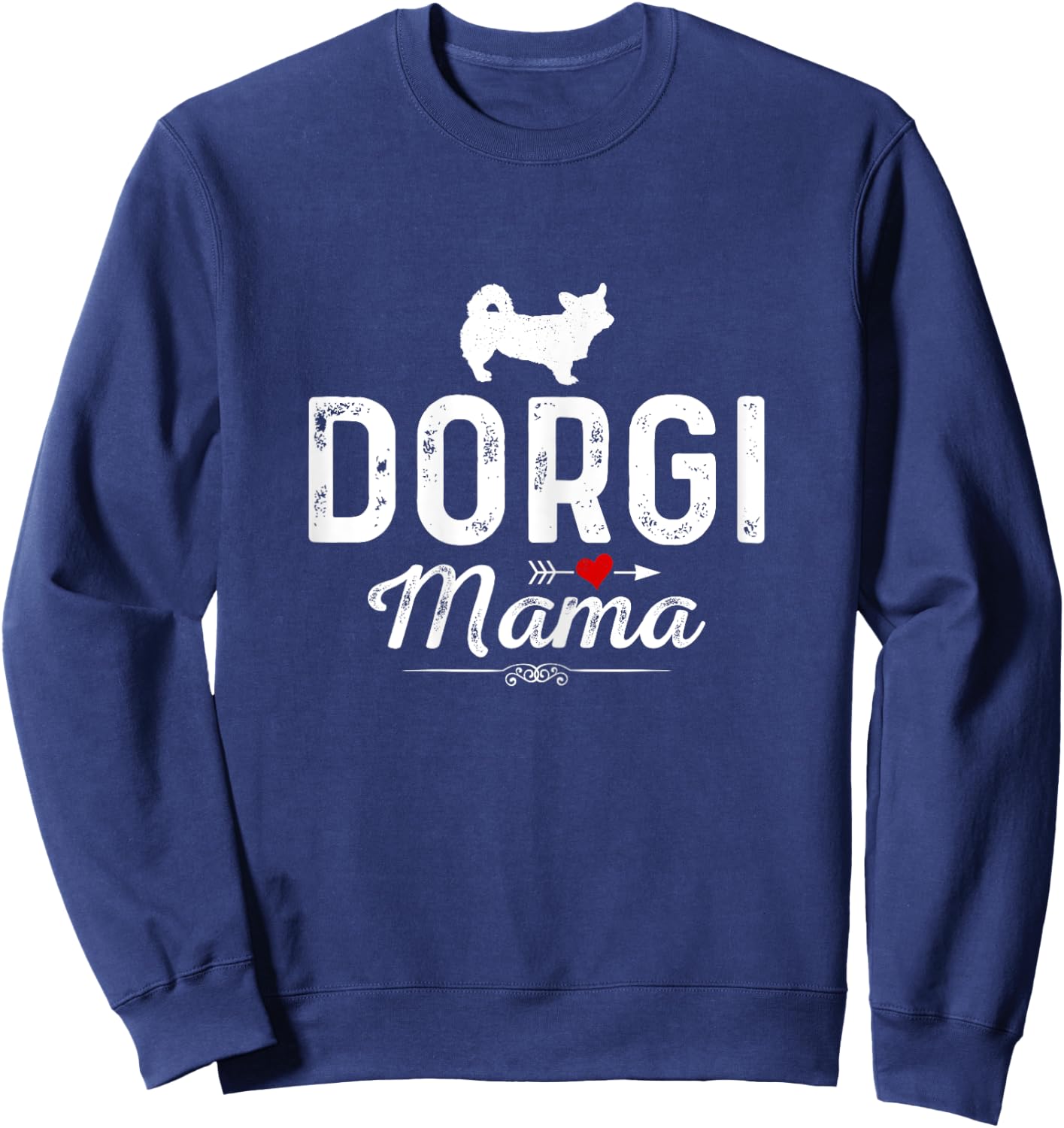 Dorgi Mama funny Dog Mama Best Pet owner Dorgi Mom Women Sweatshirt - Sweatshirt | Navy