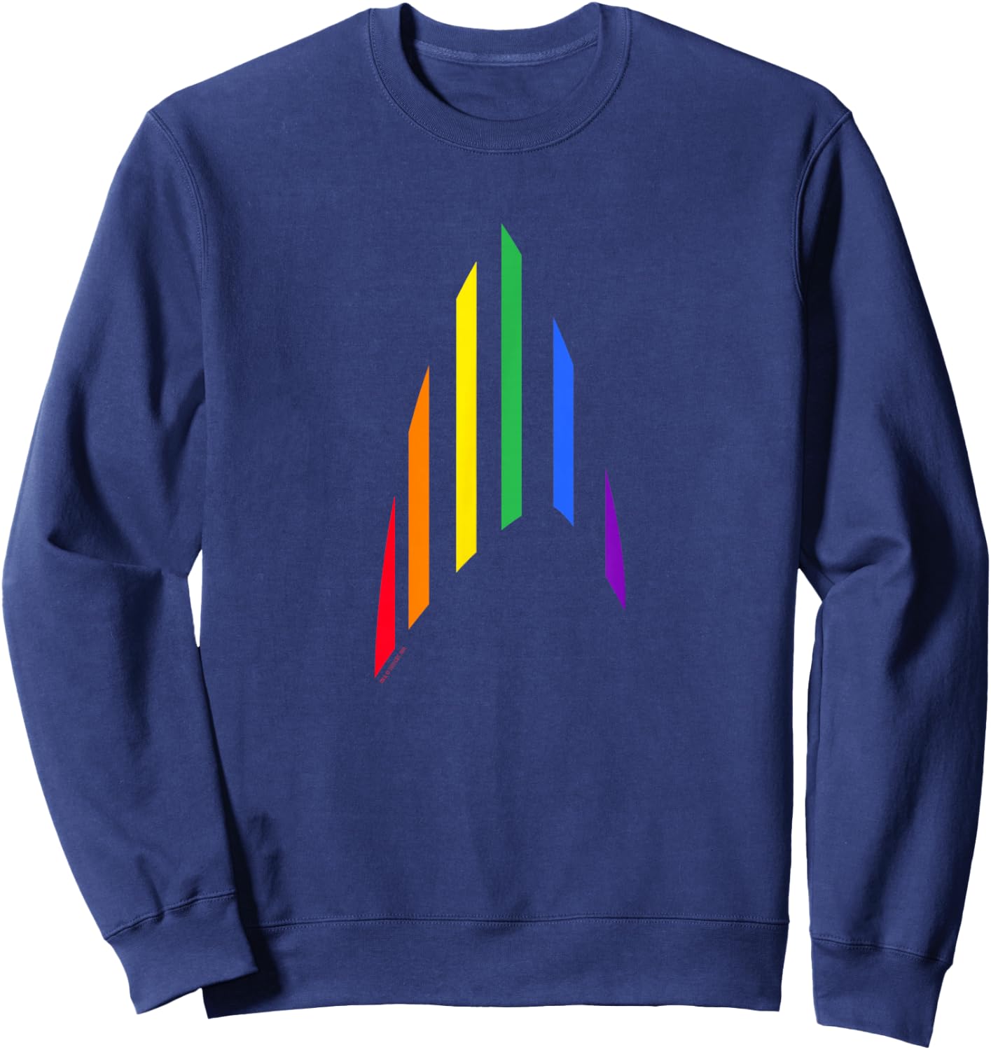 Star Trek: The Original Series Pride Rainbow Delta Sweatshirt - Sweatshirt | Navy