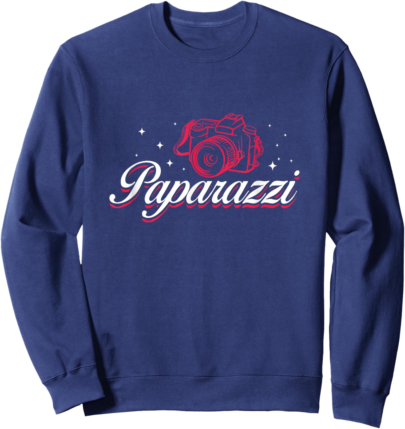 Paparazzi Photographer Photography Camera Lover Sweatshirt - Sweatshirt | Navy