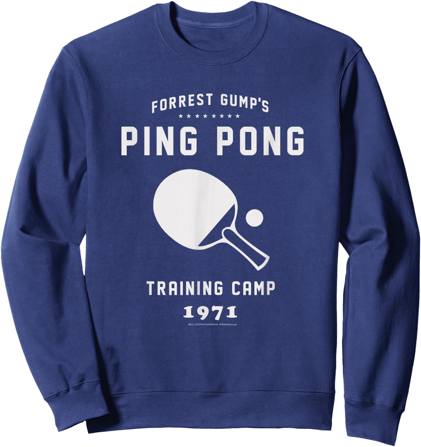 Forrest Gump Table Tennis Training Camp Sweatshirt - Sweatshirt | Navy