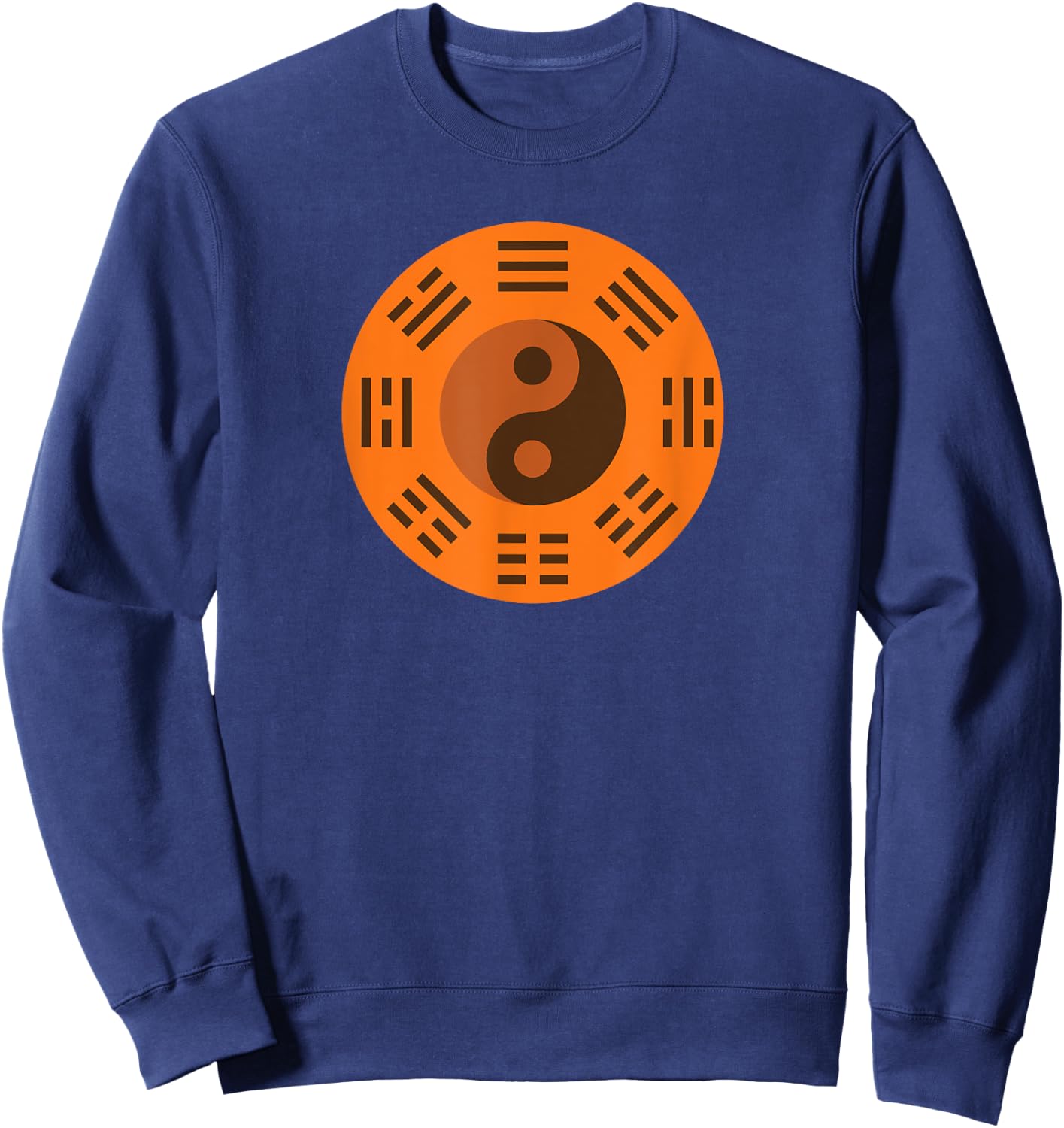 Chinese Bagua Eight Trigrams Earlier Later Heaven Sweatshirt - Sweatshirt | Navy