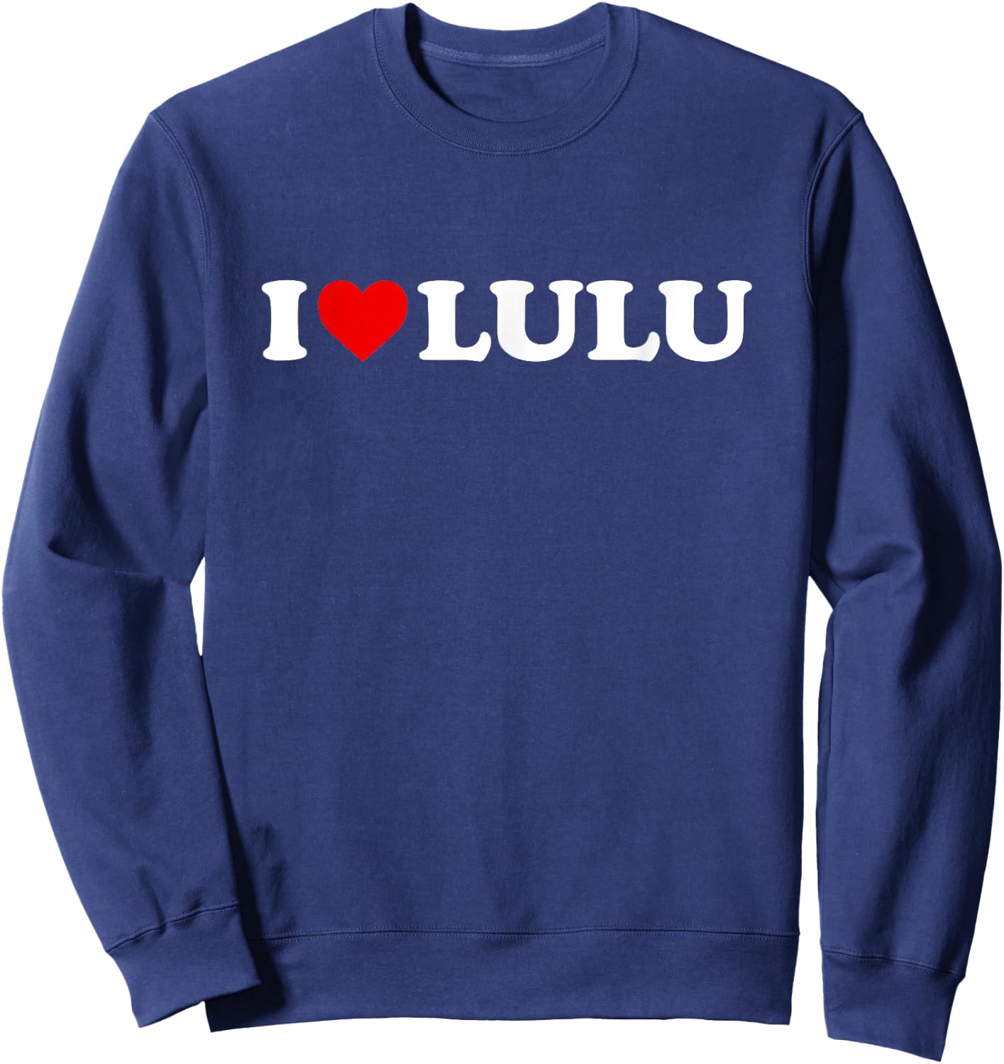 I Love Lulu Sweatshirt - Sweatshirt | Navy