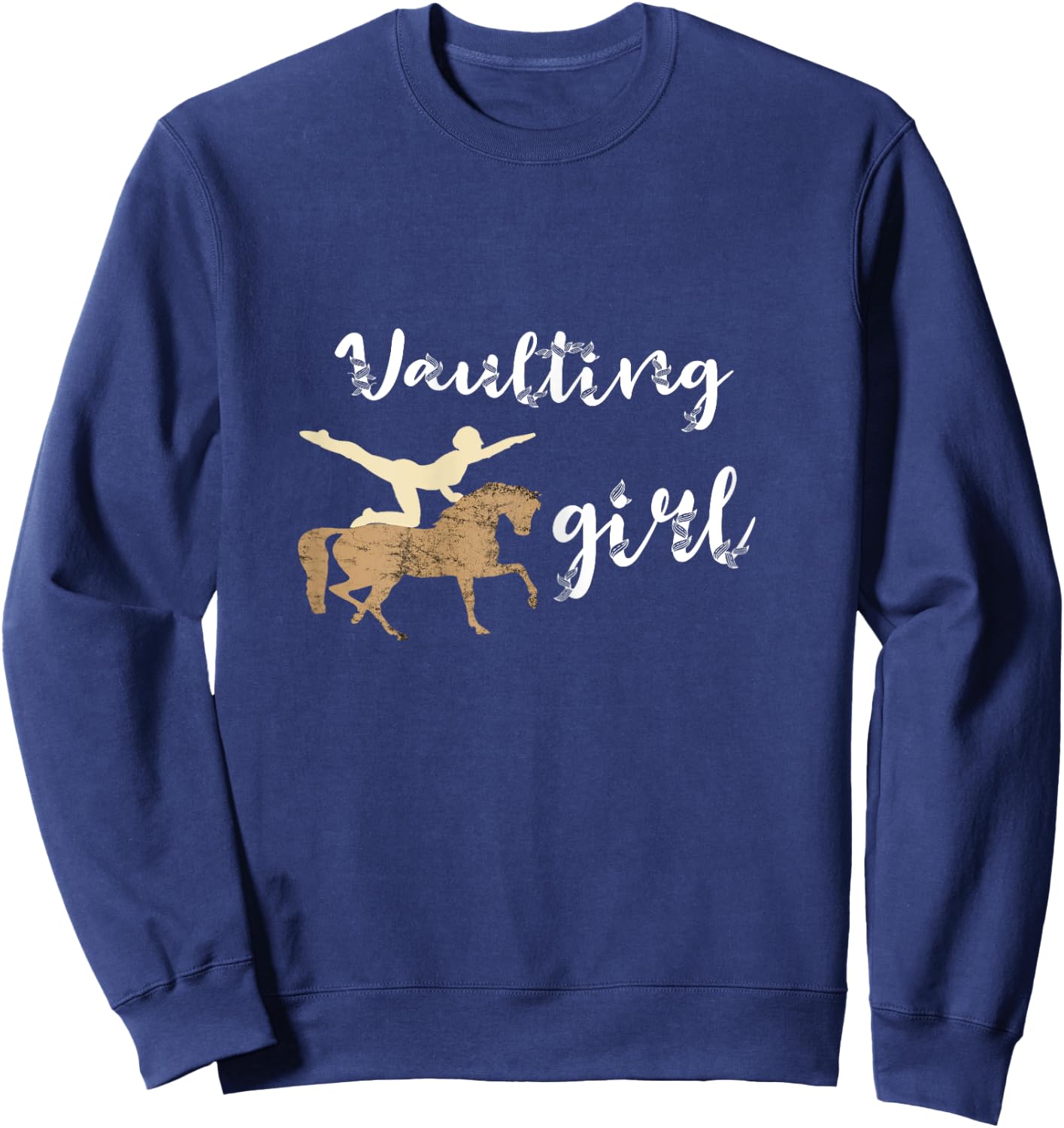 Vaulting Girl Volti Girls Vaulting Vaulter Rider Sweatshirt - Sweatshirt | Navy