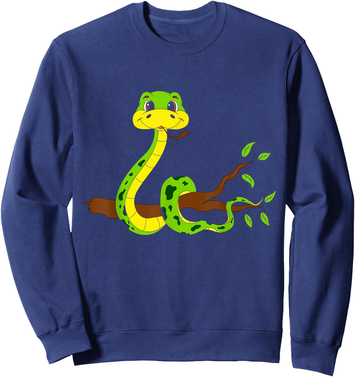 Wild Reptile Animal Kids Gift Snake Sweatshirt - Sweatshirt | Navy