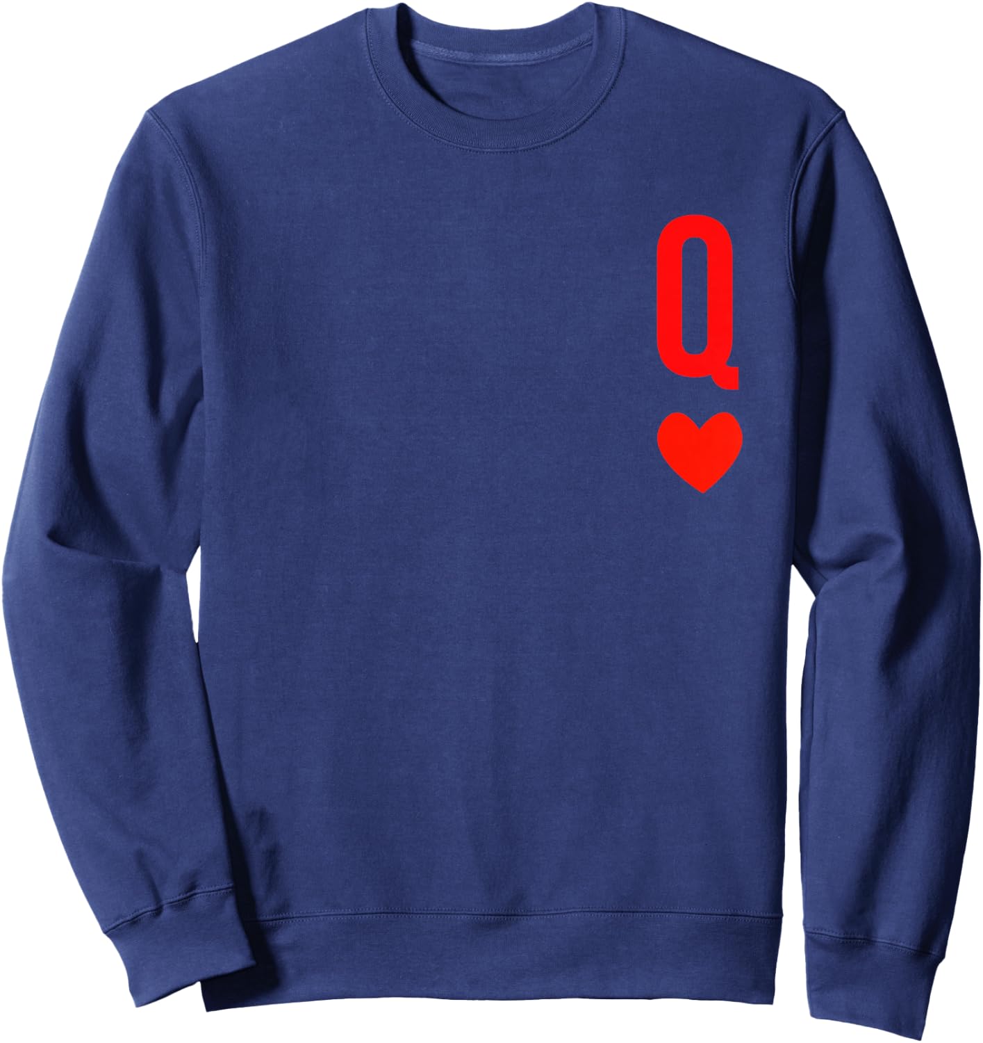 Queen of Hearts Sweatshirt - Sweatshirt | Navy