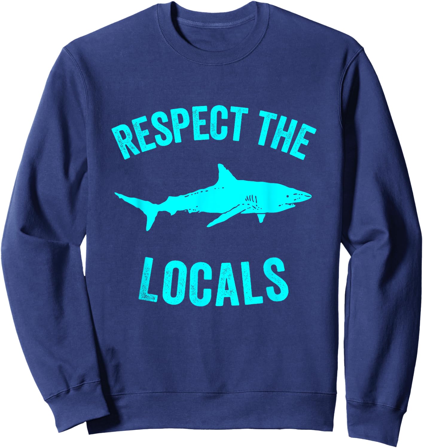 Shark Shirt Women | Shark Ocean Animal Rights Sweatshirt - Sweatshirt | Navy