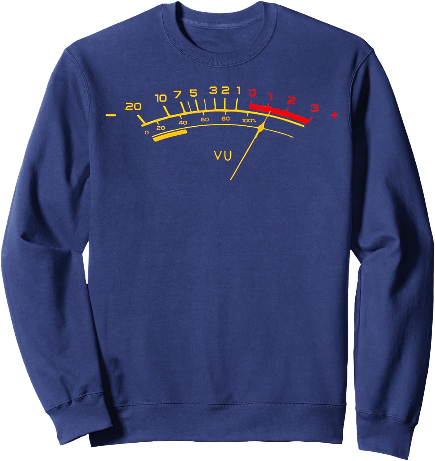 VU Meter Sound Level Studio Sweatshirt - Sweatshirt | Navy