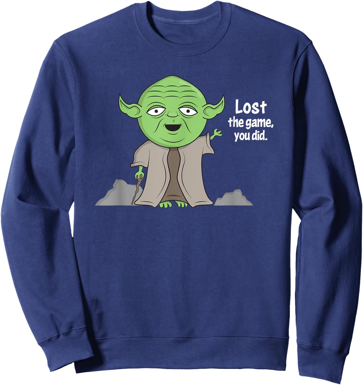 The Game // Thinking About You Just Lost The Game Sweatshirt - Sweatshirt | Navy