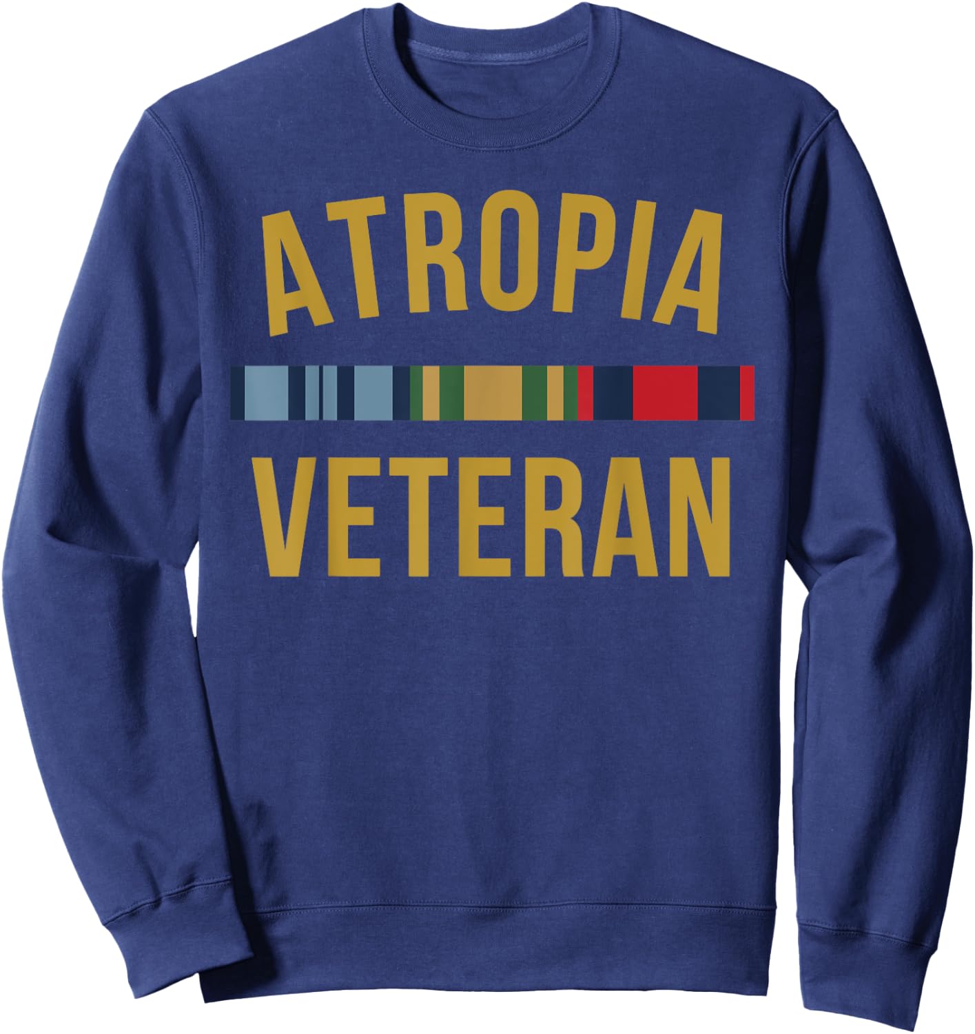 Atropia Veteran Flag Sweatshirt - Sweatshirt | Navy
