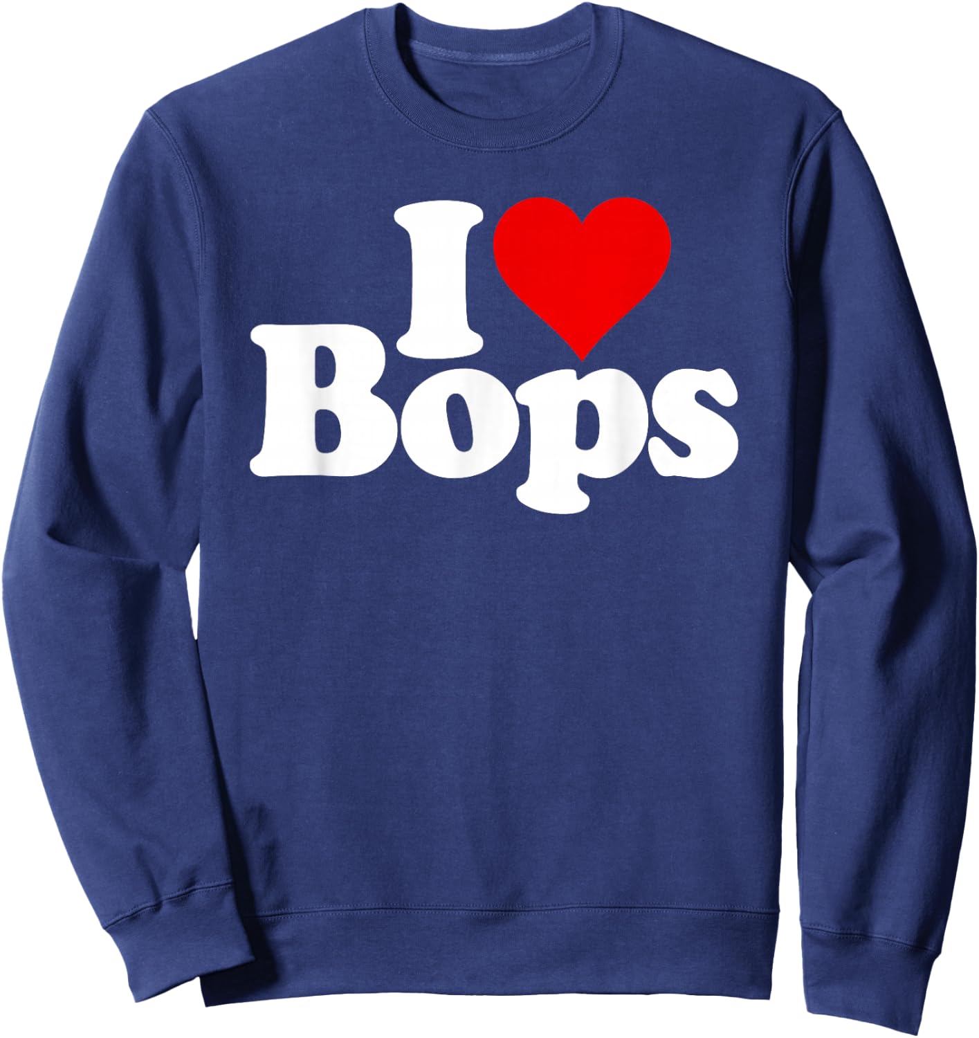 I Love Heart Bops Sweatshirt - Sweatshirt | Navy