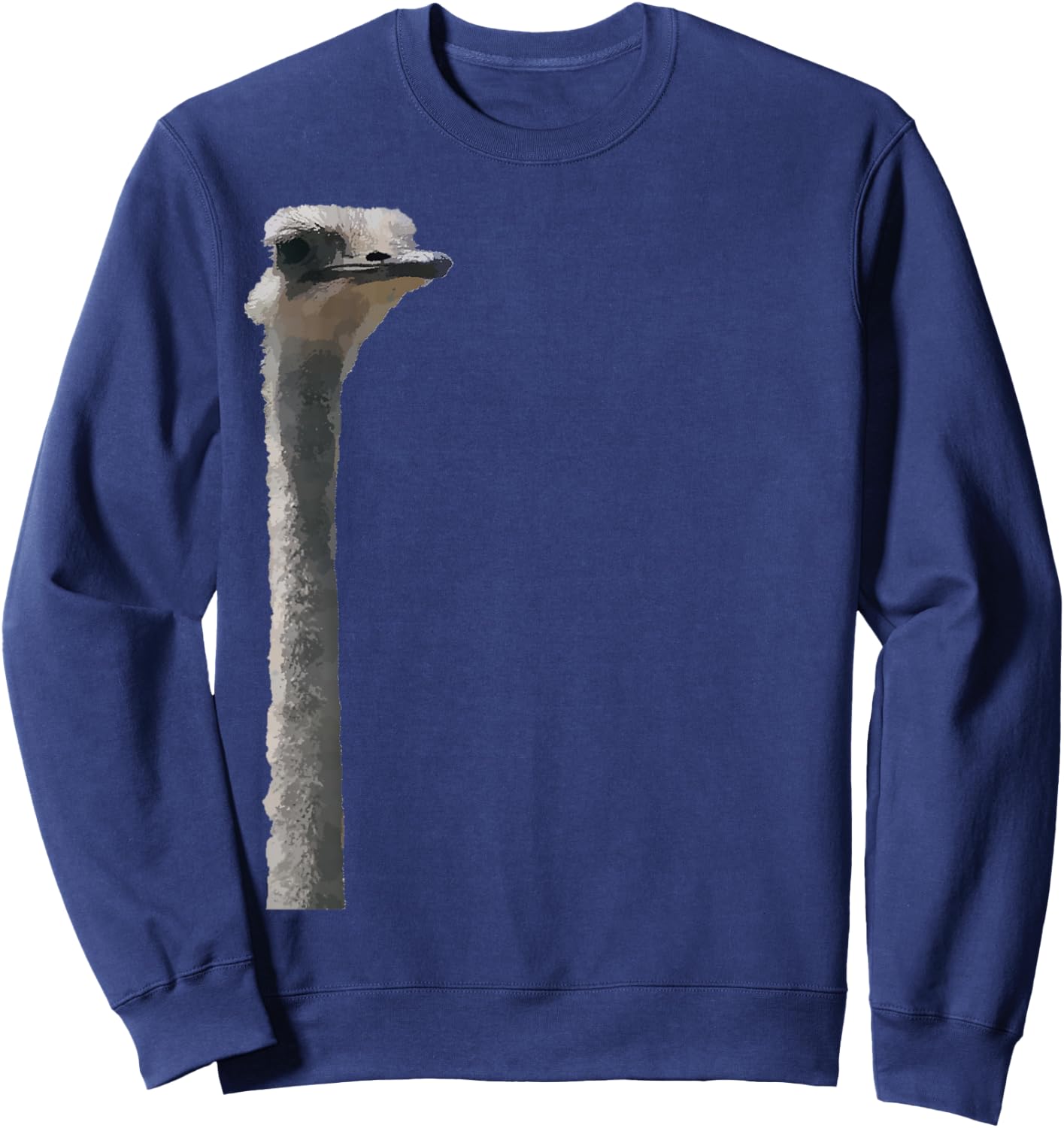 Mister Big Neck Ostrich Sweatshirt - Sweatshirt | Navy