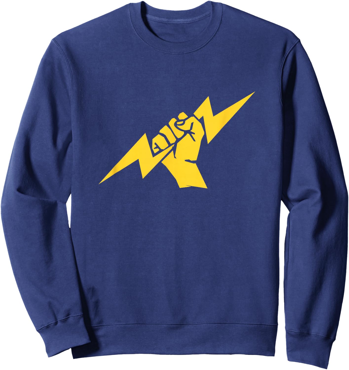 Electrician Hand Lightning Sweatshirt - Sweatshirt | Navy