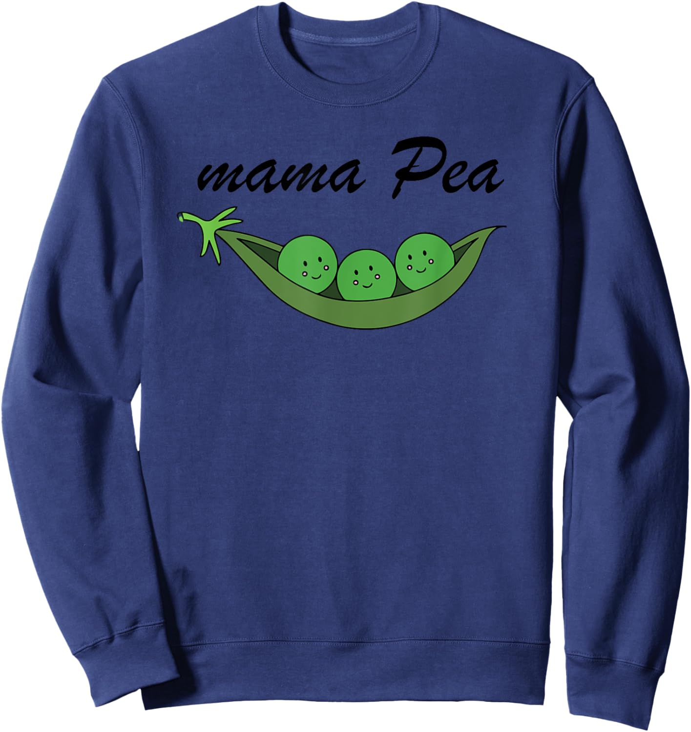 Peas mama, Sweet Peas Sweatshirt - Sweatshirt | Navy
