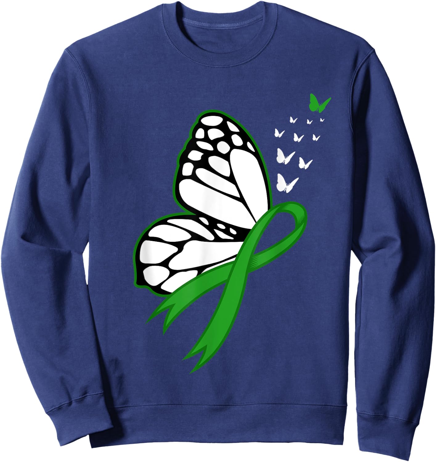 Gift cancer sick, liver cancer Sweatshirt - Sweatshirt | Navy