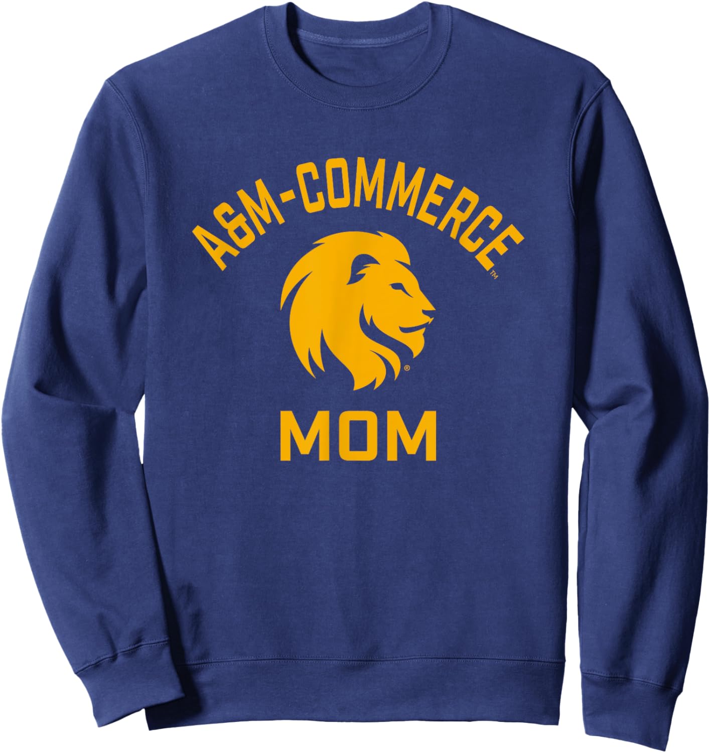 Texas A&M University-Commerce Lions Arched Mom Sweatshirt - Sweatshirt | Navy