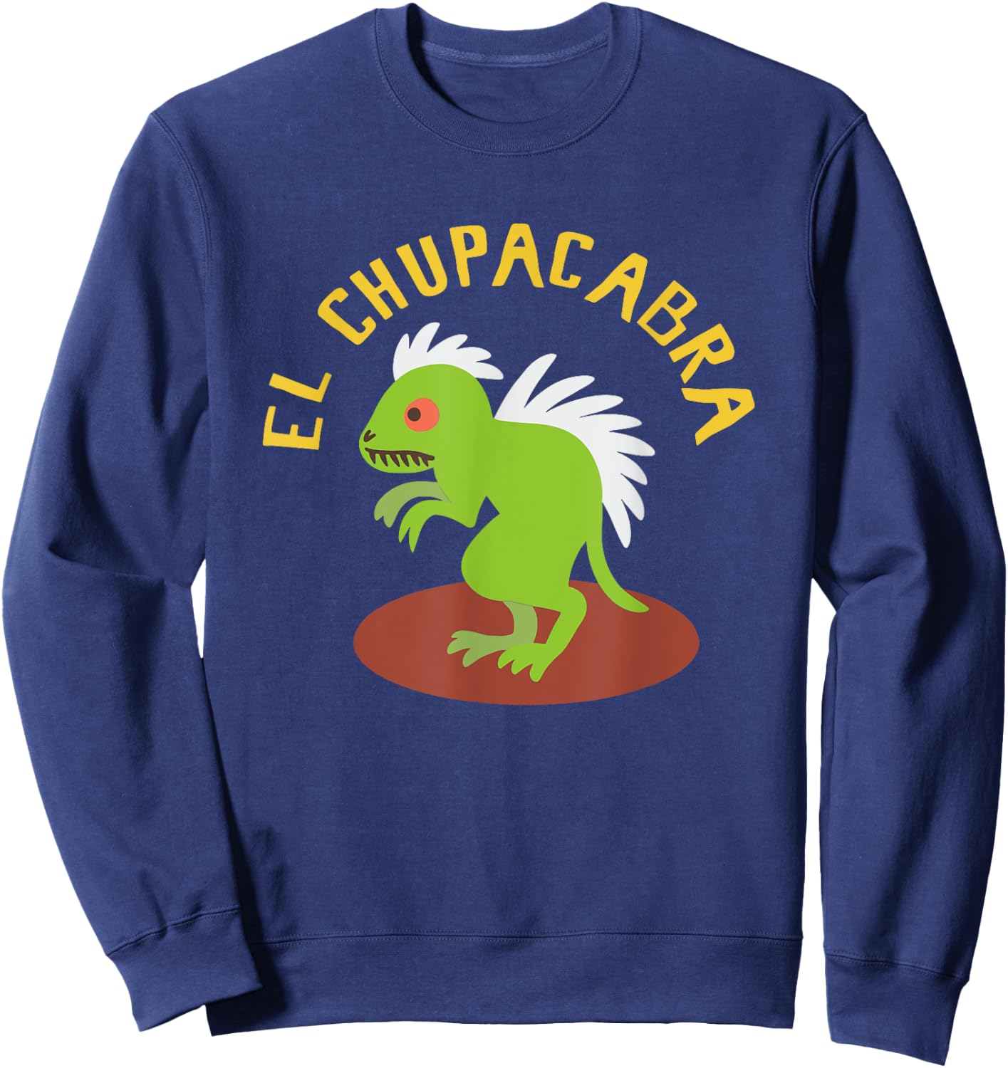El Chupacabra, Cryptid Fandom Sweatshirt - Sweatshirt | Navy