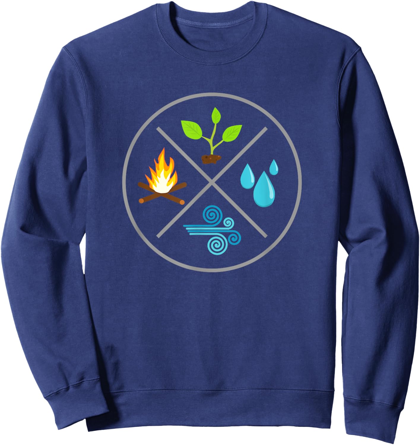 The 4 Elements Sweatshirt - Sweatshirt | Navy