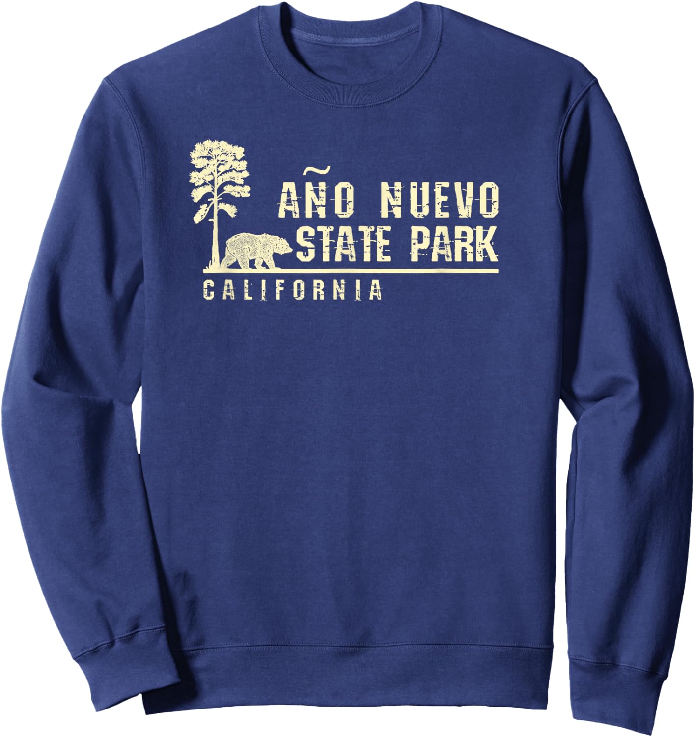 California Souvenir Gift Ano Nuevo State Park Sweatshirt - Sweatshirt | Navy