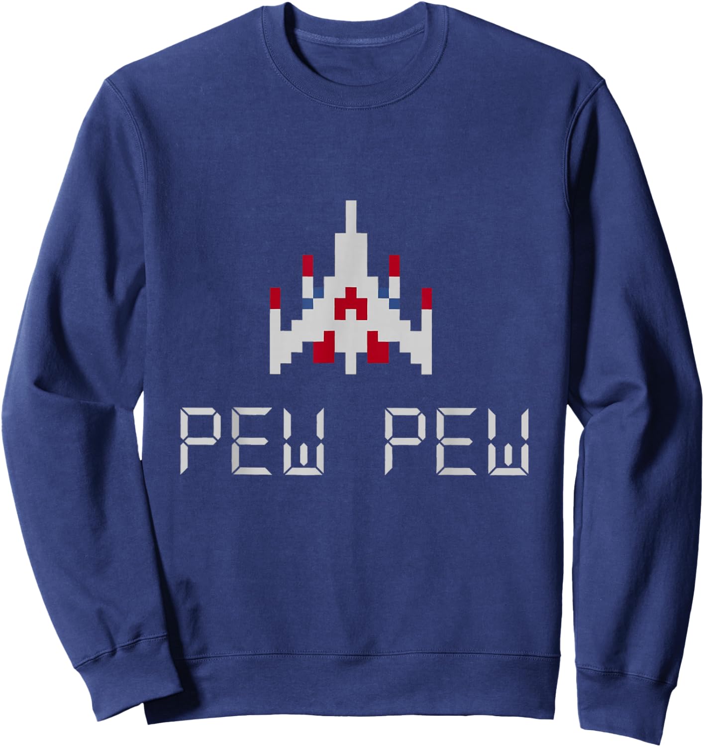 Arcade Retro video game ship Sweatshirt - Sweatshirt | Navy