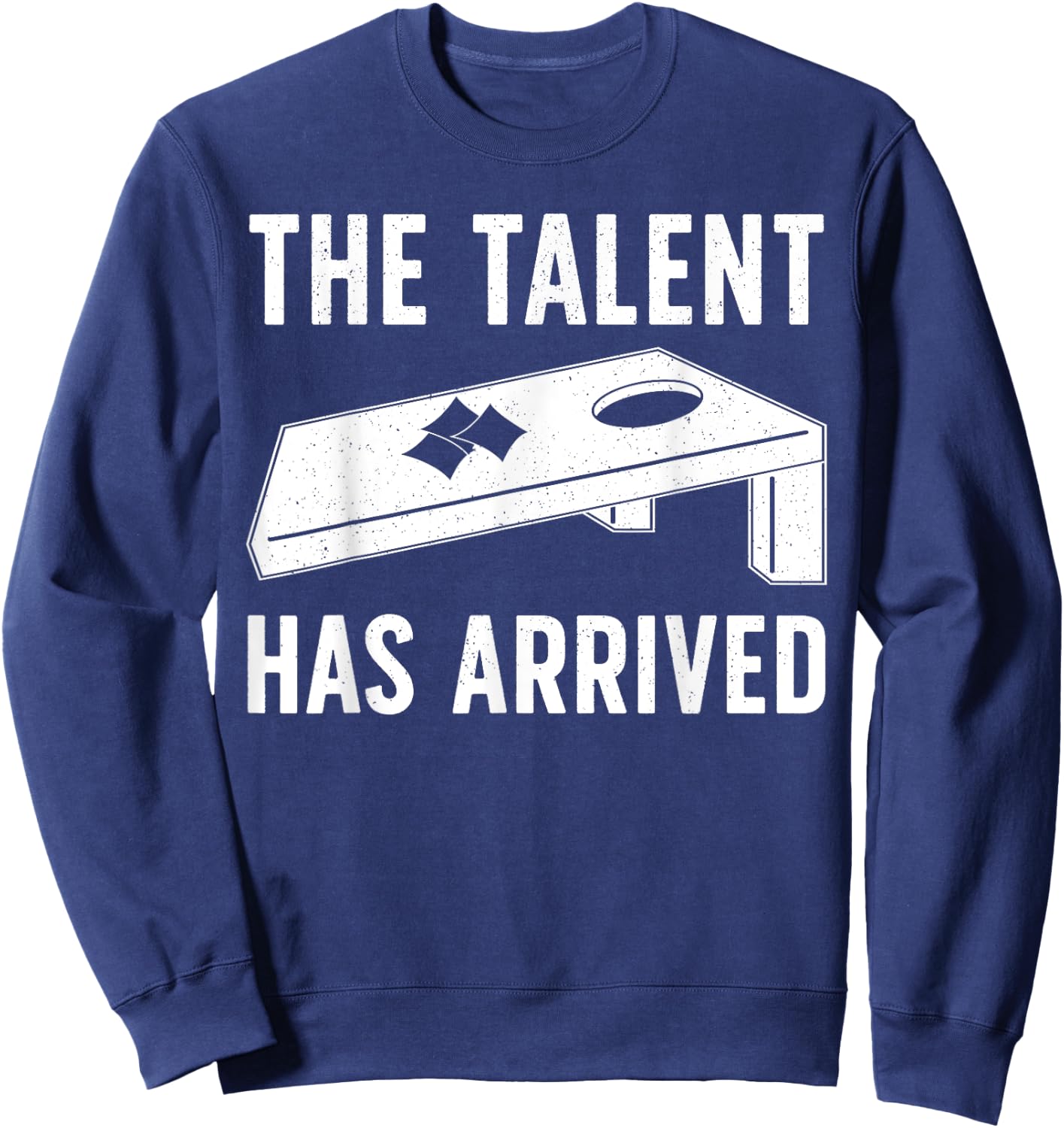 Funny Cornhole Design Women Kids Cornhole Game Lover Sweatshirt - Sweatshirt | Navy