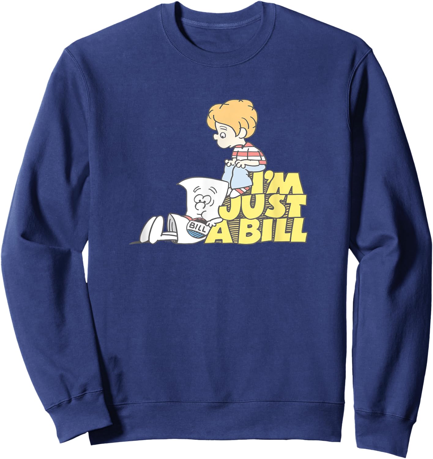 Ripple Junction x Schoolhouse Rock I'm Just A Bill Sweatshirt - Sweatshirt | Navy