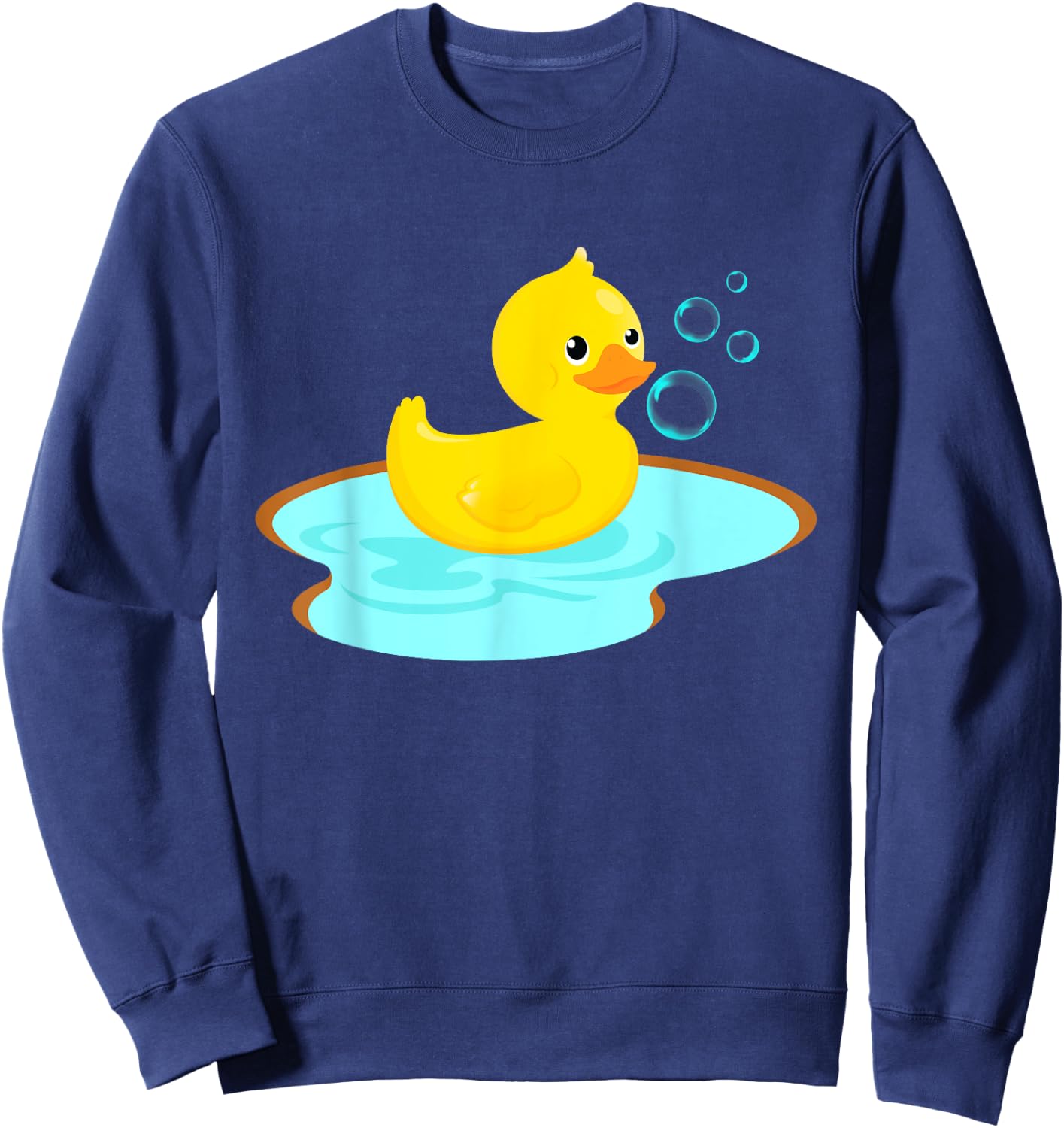 Cute Duckling Kids Gift Duck Sweatshirt - Sweatshirt | Navy