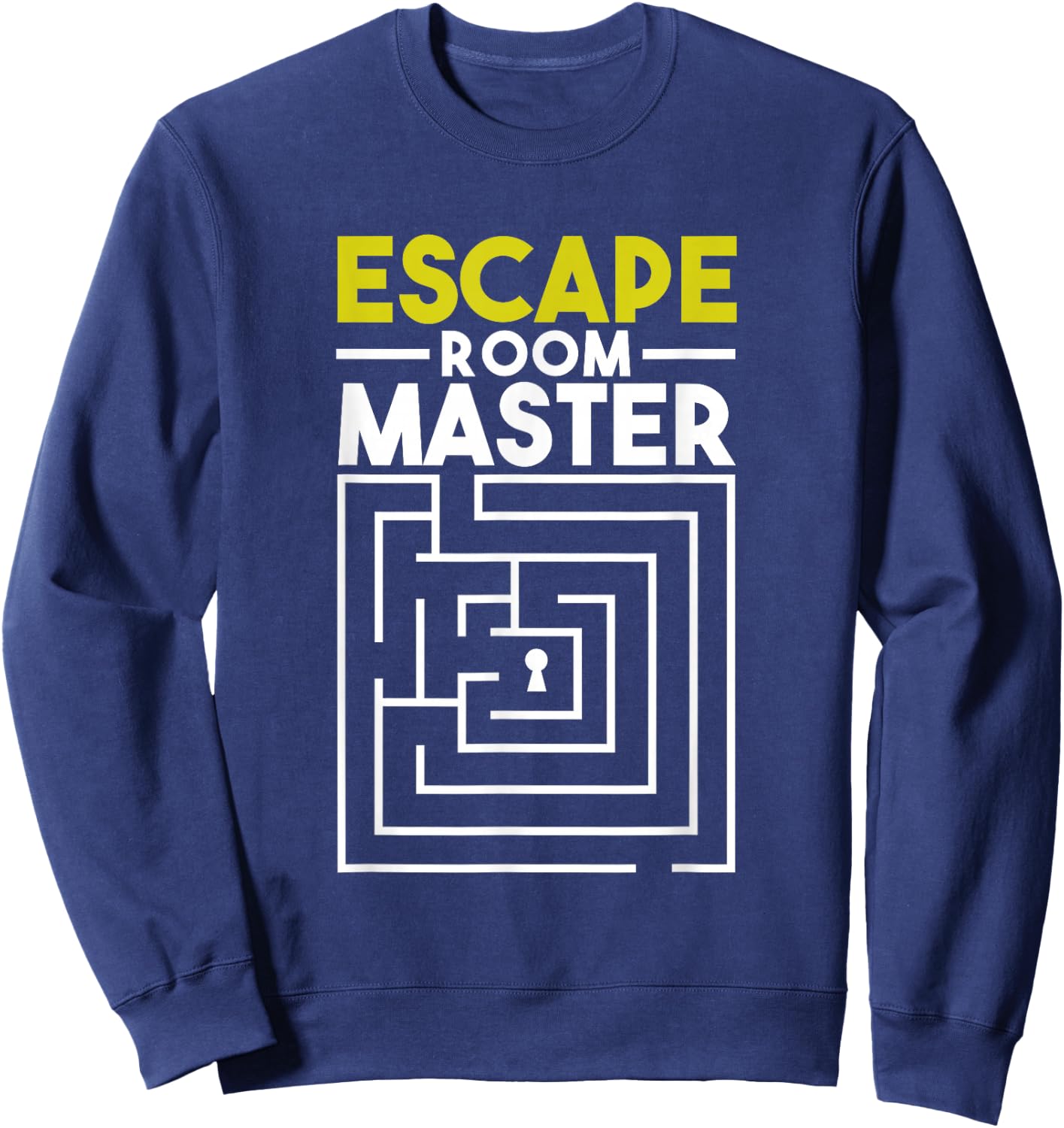 Escape Room Master Adventure Game Enclosed rooms Sweatshirt - Sweatshirt | Navy