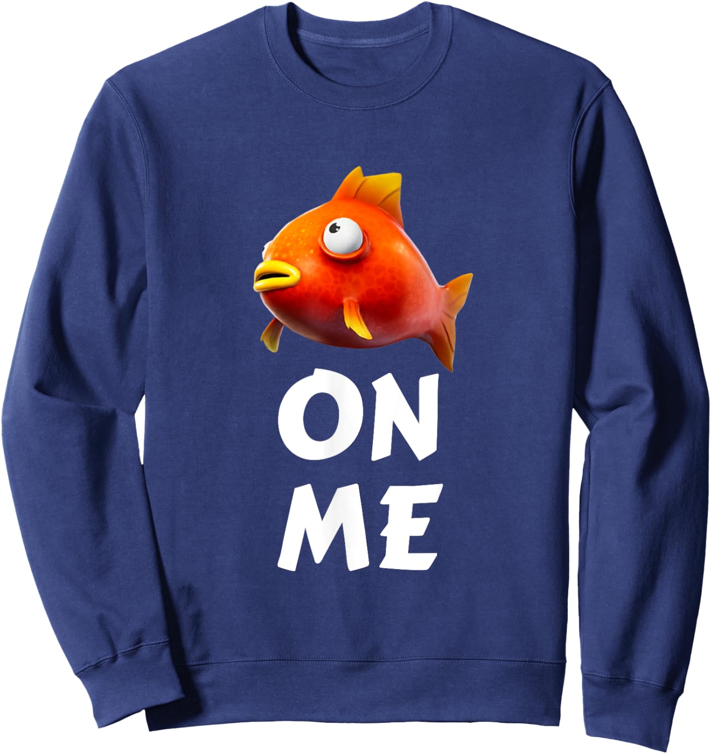 Fishy On Me , Kids & Youth gamers Sweatshirt - Sweatshirt | Navy
